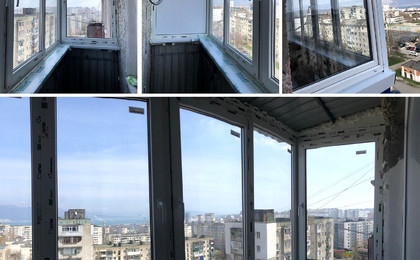 Застеклить балкон на заказ в Новороссийске